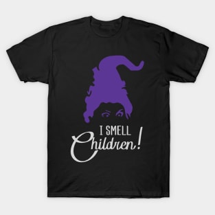 I Smell Children T-Shirt Funny Sanderson Sisters Hocus Pocus Halloween T-Shirt